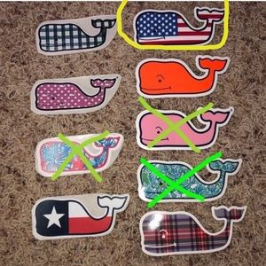 PRIVATE ORDER: USA vineyard vines sticker
